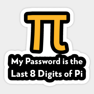 Pi Password Sticker